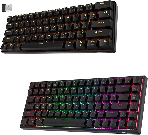 RK61 Brown Switch Black & RK84 RGB Brown Switch Black Bundle
