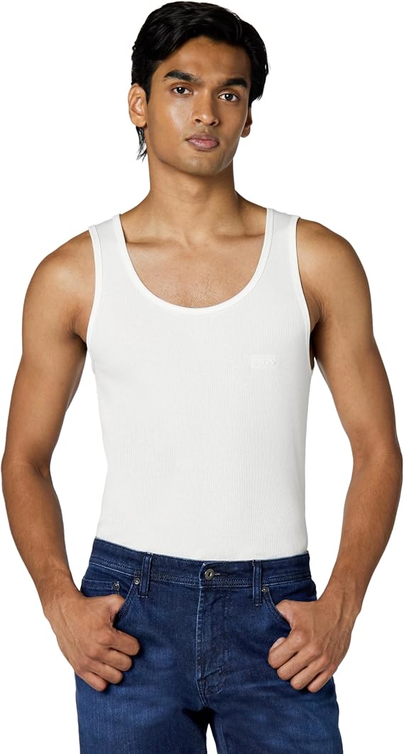 BOSS 3-Pack Logo Embroidered Cotton Tank