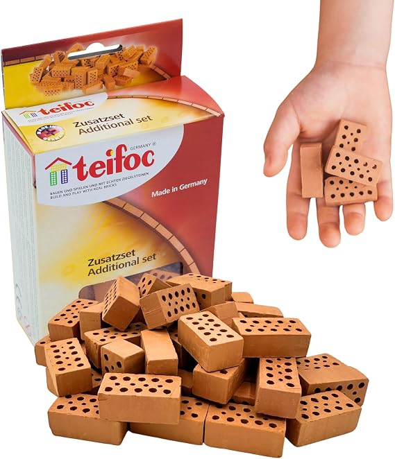 Teifoc Regular Brick Kit , Red