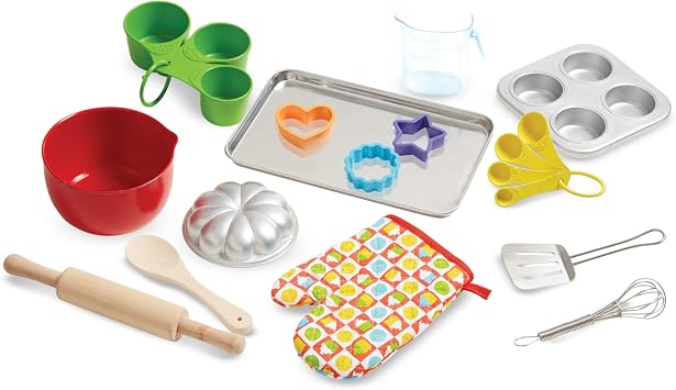 Melissa & Doug Baking Play Set 20 pcs - Play Kitchen Accessories