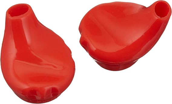 Yurbuds Red Earbud Covers Size 5, Most Popular Standard, Slips On Any Earbud-Style Headphones, Twist Lock Never Fall Out