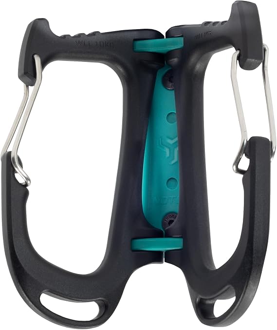 Notch Cargo Tool Carrier with 2 Gates, 3 Lockable Positions, Collapsible, Dedicated Retrieval Ball Slot (Pebble Holder), Installs on Harness Webbing up to 45mm Wide, WLL: 22 lbs. (99658)