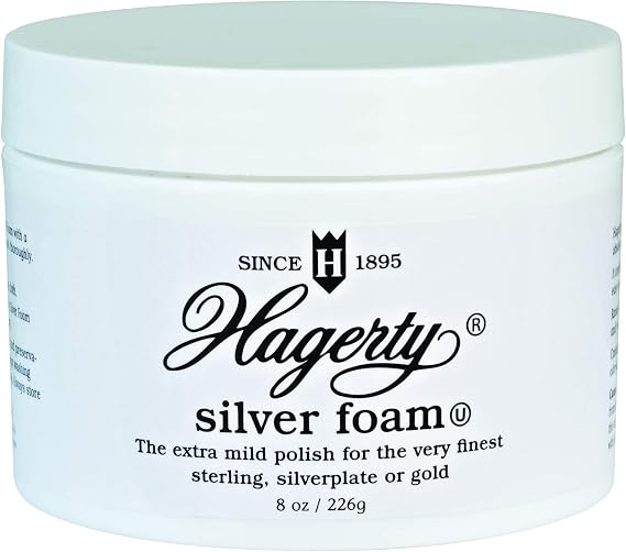 Hagerty 11070 8-Ounce Mild Silver Polish, White