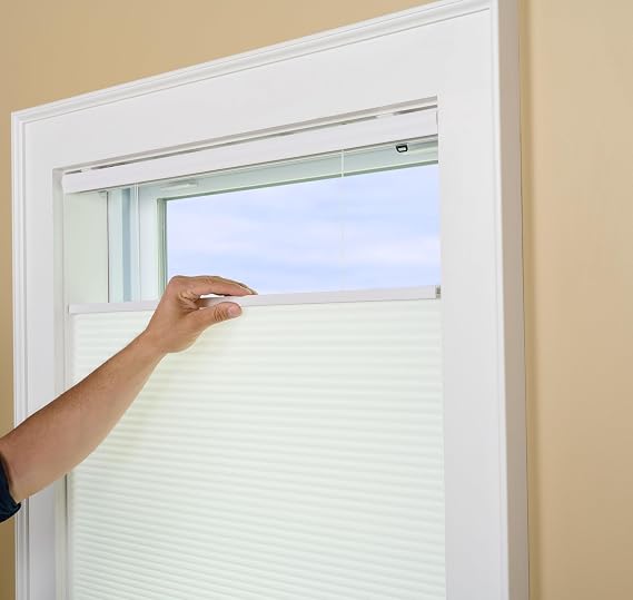 EZ-Glide Top Down Bottom Up Cordless Cellular Shade - Size: 26x64 Color: White