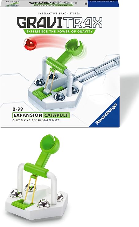Ravensburger GraviTrax Catapult - Add On Extension Accessory Marble Run and Construction Toy For Kids Age 8 Years and Up - STEM