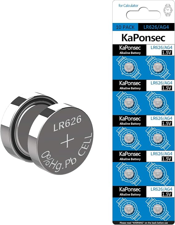 10 Pack SR626SW AG4 Equivalent 377S 377 LR626 1.5V Button Cell Watch Battery Replacement