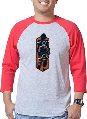 CafePress Dungeons & Dragons Holga Mens Baseball Gray Raglan 34 Sleeve Shirt