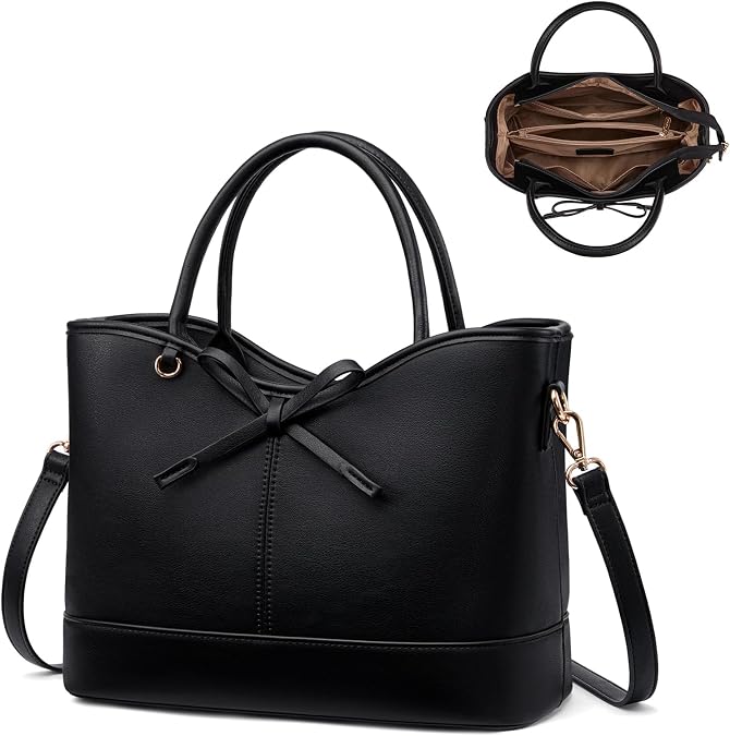 LOVEVOOK Purses for Women, Leather Tote Satchel Shoulder Bag