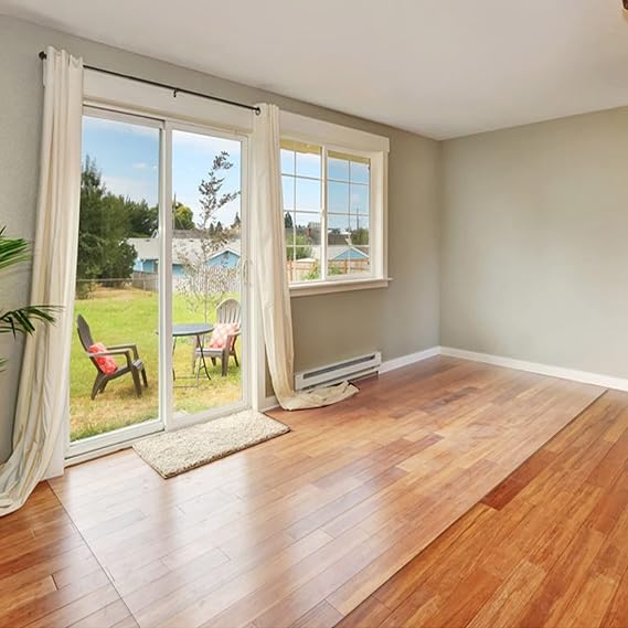 Clear Vinyl Rug Protector - Floor for Wood Laminate & Hard Floors(170cmX300cm/68"X120")