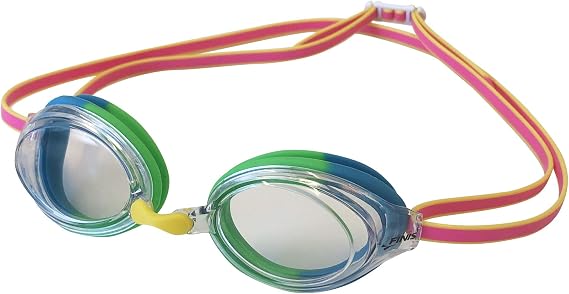 FINIS Ripple Swim Goggles for Kids - Ages 6-12 - Anti-Fog Lenses - Silicone Gaskets - Dual Strap