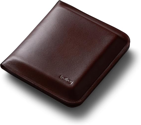 Bellroy Apex Note Sleeve, Molded Leather Billfold Wallet - Espresso