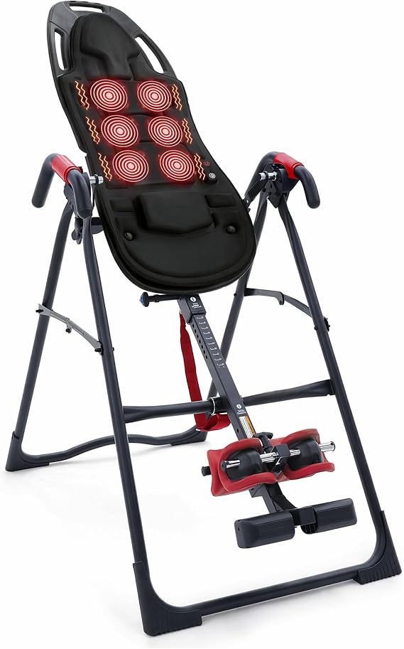 Inversion Table, Heat & Massage for Back Comfort