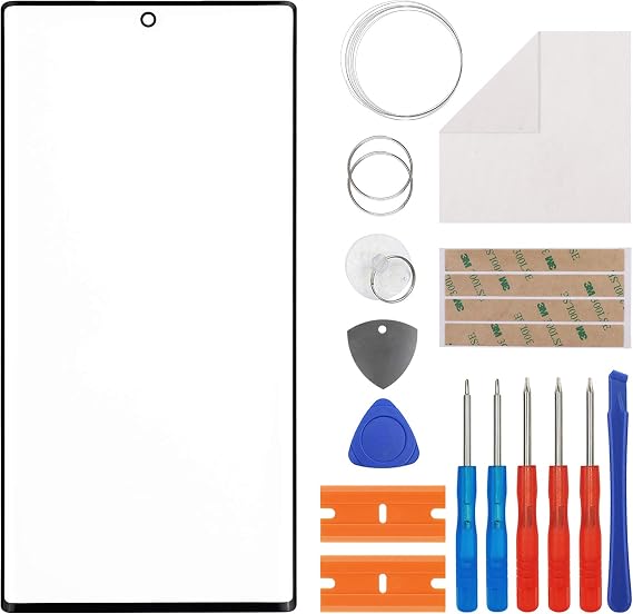 Duotipa Front Glass Screen replacement Compatible with Samsung Galaxy Note10+ Note 10 Plus 6.8 inch,Front Outer Lens Glass Screen for SM-N975F SM-N975U with tools-No LCD Screen and Touch Digitizer