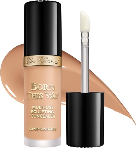 Too Faced Born This Way Super Coverage Multi-Use Concealer | Full Coverage, Oil Free, Long Lasting + Hydrating,13.5ml