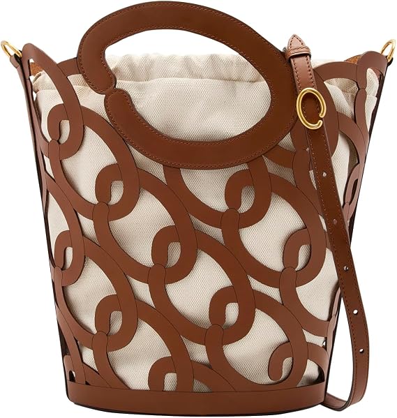 Oscar Chain-Link Leather Tote