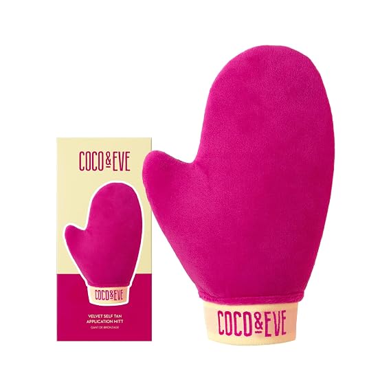 Coco & Eve Sunny Honey Bali Bronzing Soft Velvet Self Tanning Mitt Applicator
