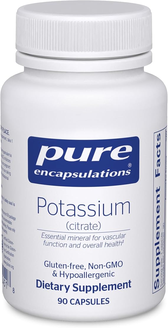 Pure Encapsulations Potassium (Citrate), 90 Capsules