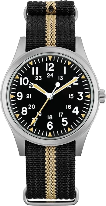 Militado ML07 36mm 2035 Quartz Field Watch for Men, K1 or Sapphire Crystal