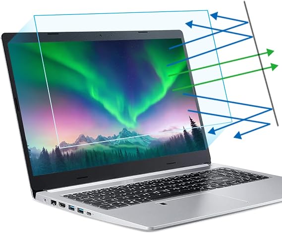 F FORITO 2-Pack 14 Inch 16:10 Anti Blue Light Matte Laptop Screen Protector, Reduce Eye Strain and Touch Sensitive Anti Glare Computer Screen Cover for All 14" 16:10 Laptops