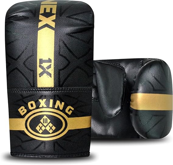Boxing Gloves Leather MMA Adult Training Sparring Glove Muay Thai Kickboxing Heavy Punching Bag Mitts Fitness Workout Grappling & Fighting Men, Women