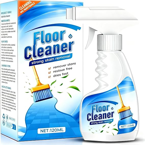 Floor Cleaner Concentrate, Hard Surface Floor Cleaner Spray for Hardwood, Ceramic Tile, Marble, Grout, and Composite Material Surface, Bathroom Cleaning Kit -120ml