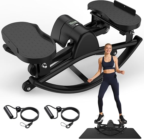 KINMAC Rocking Stepper for Exercise at Home-Rock Stepper Side to Side