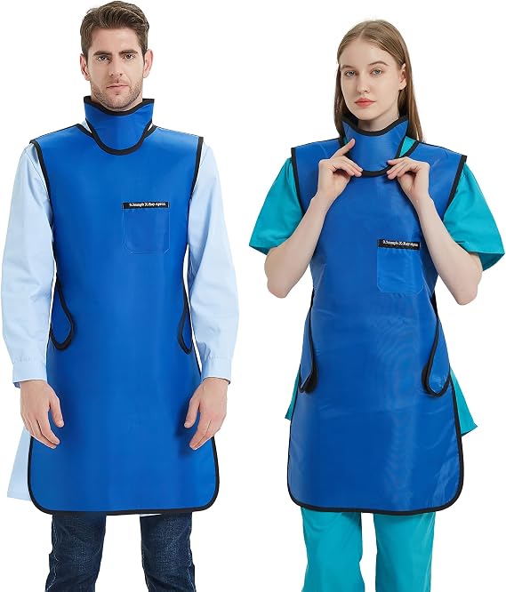 0.5mmpb Xray Lead Apron for Xray with Thyroid Shield Collar,Lead Gown,Dental Xray Shield