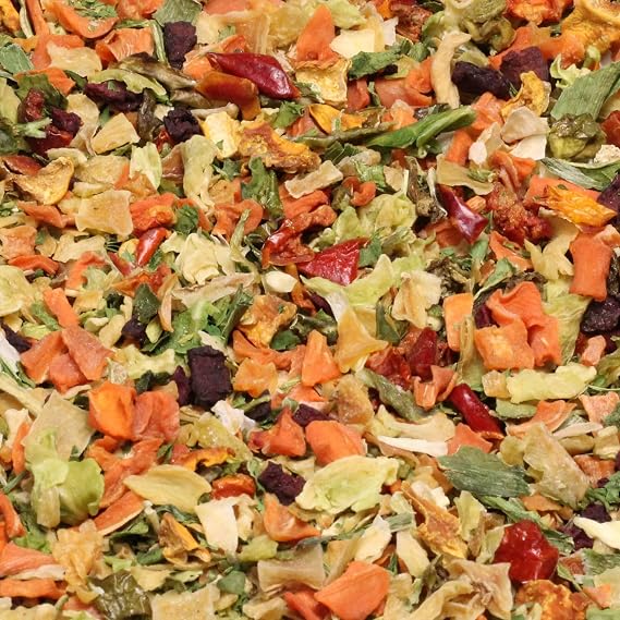 Garden Deluxe Vegetable Soup Mix by Its Delish, 10 Lbs Bulk Bag | 16 Natural Dehydrated Vegetables for Ramen Noodles, Soup Greens with Beets | Freeze Dried Veggie Blend, No MSG, Vegan, Kosher