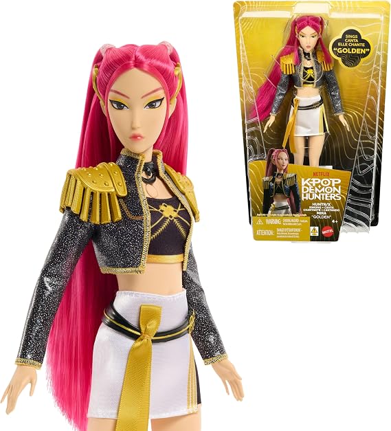 Mattel Kpop Demon Hunters HUNTR/X Mira Golden Singing Doll