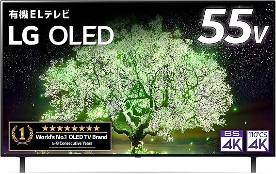 LG 55 Type 4K Tuner, OLED TV OLED55A1PJA with Alexa, 2021 Model