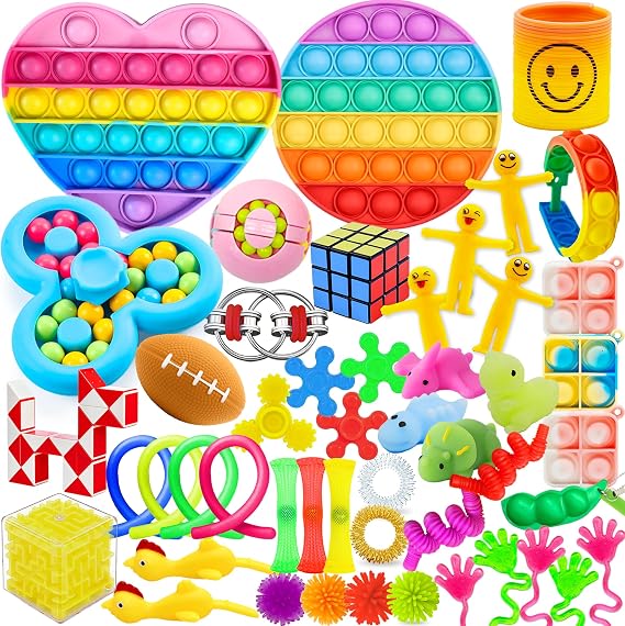 Chennyfun 50PCS Fidget Toys Pack, Sensory Fidget Toys Set