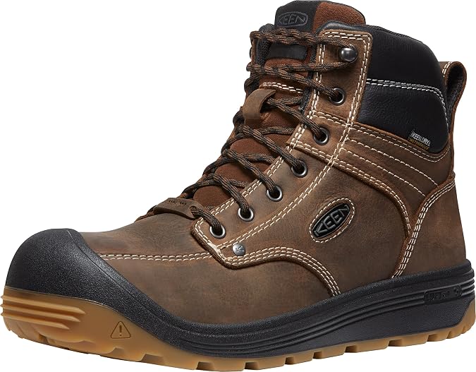 KEEN Utility Men's Fort Wayne 6 Waterproof Composite Toe Wedge Work Boots