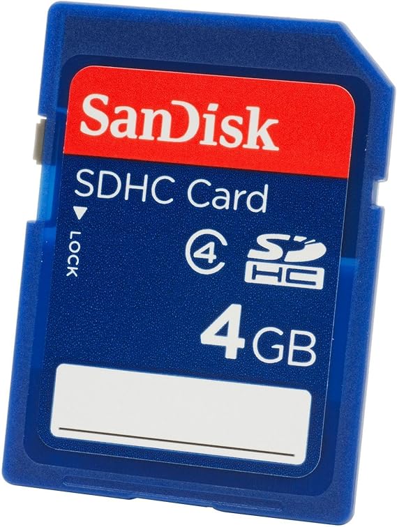 SanDisk 4GB Class 4 SDHC Flash Memory Card- SDSDB-004G-B35 (Label May Change)
