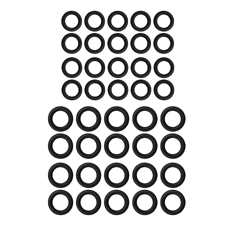 M MINGLE Pressure Washer O-Rings for 1/4, 3/8, M22 QC Coupler, 40-Pack | Durable NBR Rubber, Abrasion and Tear Resistant, Supports Hot and Cold Water Washers, Fits Hoses, Wands, Quick Connectors