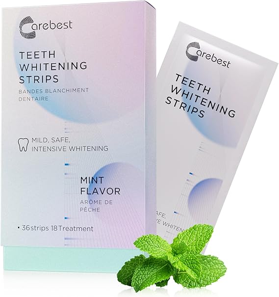 Teeth Whitening Strips for Teeth Sensitive - Professional Whitening Strips for Teeth at Home,36 Strips Teeth Whitening Kit