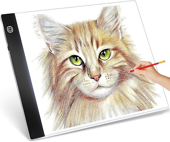 Guiseapue A4 Diamond Art Light Board, Ultra-Thin Light Pad for Painting
