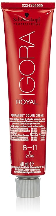 Schwarzkopf - ROYAL IGORA MATT/ASH 8-11 03/10 60 ml