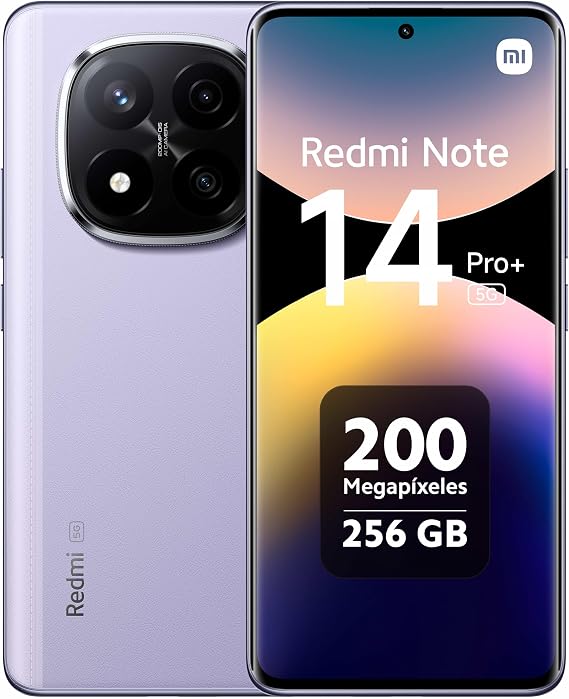 Xiaomi Redmi Note 14 PRO+, 5G, 8+256GB, Global Version, Multi-language, Japanese Compatible, Smartphone Unit, 6.67-inch AMOLED, Purple