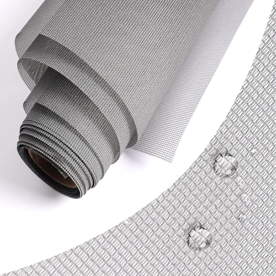 High Density Screen Pollen Proof Net Dust and Pollen Proof Screen Mesh Replacement Door and Window Mesh(37"x168")
