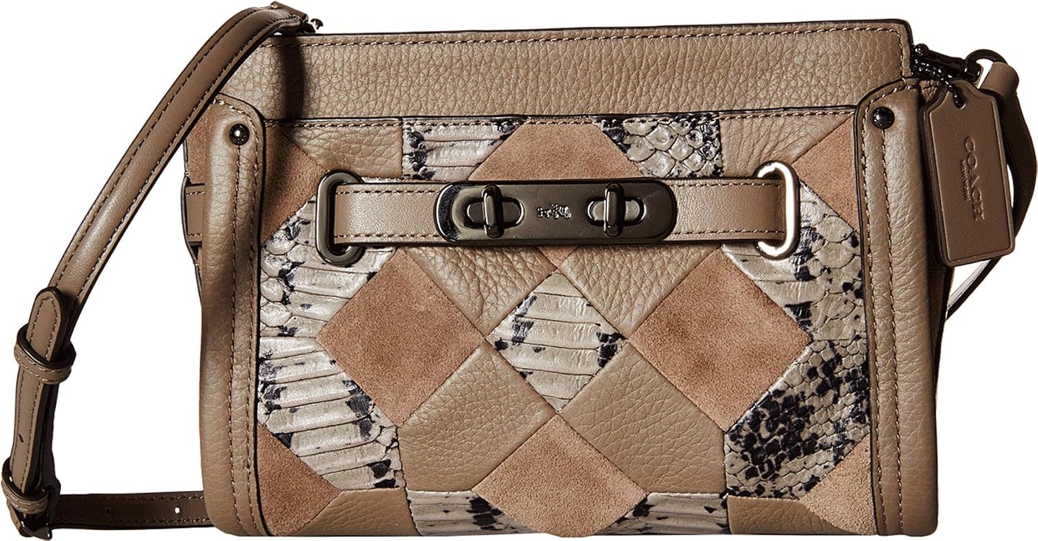 COACH Womens Coach Swagger Wristlet DkFog One Size