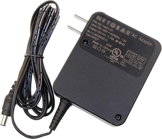 332-10631-01 AD2003F10 19V 3.16A Power Supply AC Adapter for Netgear Nighthawk WiFi Router