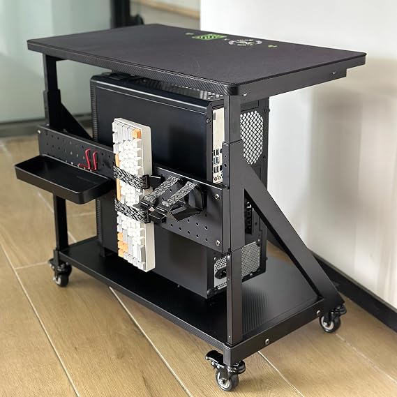 X-Win Height Adjustable Computer Tower Stand