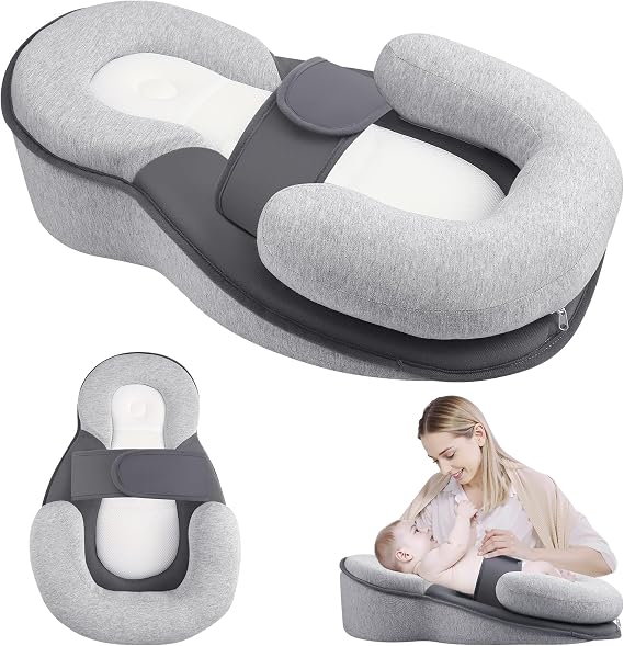 Feeding Support Pillow, Maternity Nursing Support Pillow for Breastfeeding & Bottle Feeding, for New Moms