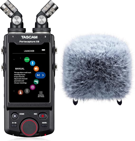 TASCAM Portacapture X8 Recorder and Windscreen Bundle