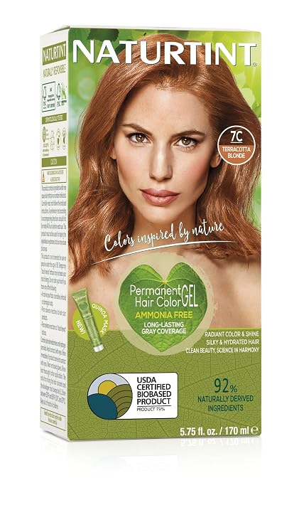 Naturtint - Permanent Hair Colorant 7C Terracotta Blonde - 4.5 oz.