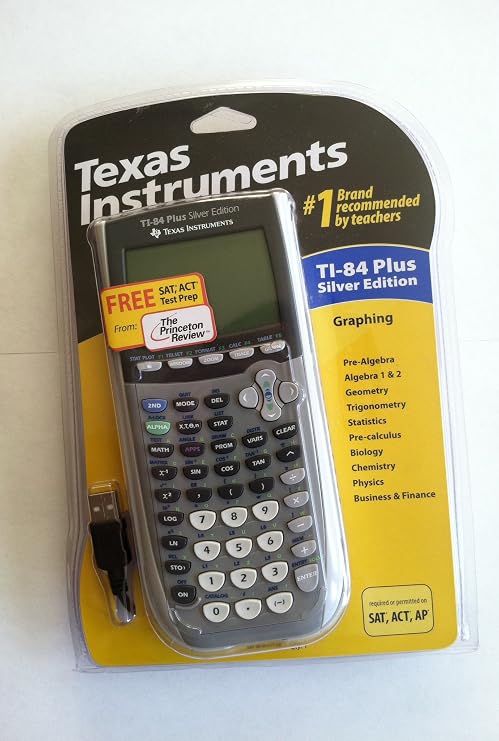 Texas Instruments TI-84 Plus Silver Edition Graphing Calculator