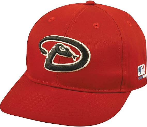 OC Sports MLB-300 MLB Cotton Twill Baseball Cap - Arizona Diamondbacks Home Black / 6 3/8" - 7"