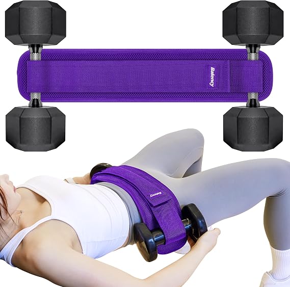 Hip Thrust Belt, Balency Hip Thrust Belt for Dumbbells Heavy