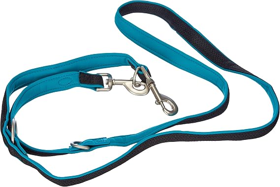 Nobby Preno Mesh Training Leash, 200 cm/20-25 mm, Turquoise