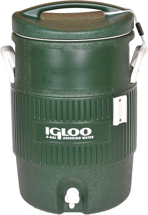 Igloo 00042051 400 Series 5 Gallon Hunter Green, White, Hunter Green, White